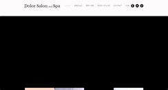 Desktop Screenshot of dolcesalon.biz